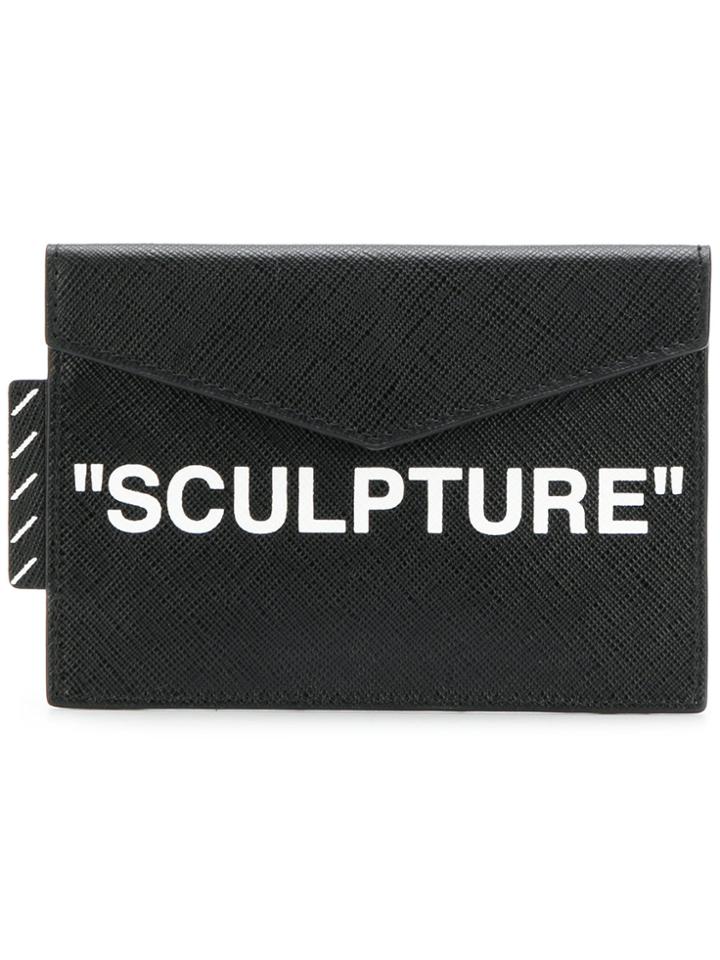 Off-white Sculpture Cardholder - Black