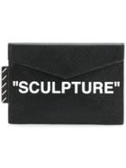 Off-white Sculpture Cardholder - Black