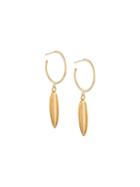 Isabel Marant Teardrop Ring Earrings, Women's, Metallic