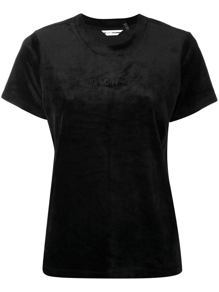 Dkny Embroidered Logo T-shirt - Black