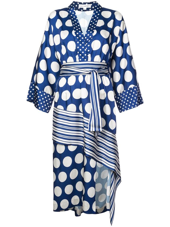 Robert Rodriguez Wrap Dress - Blue