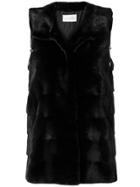 Yves Salomon Mink Fur Gilet - Black