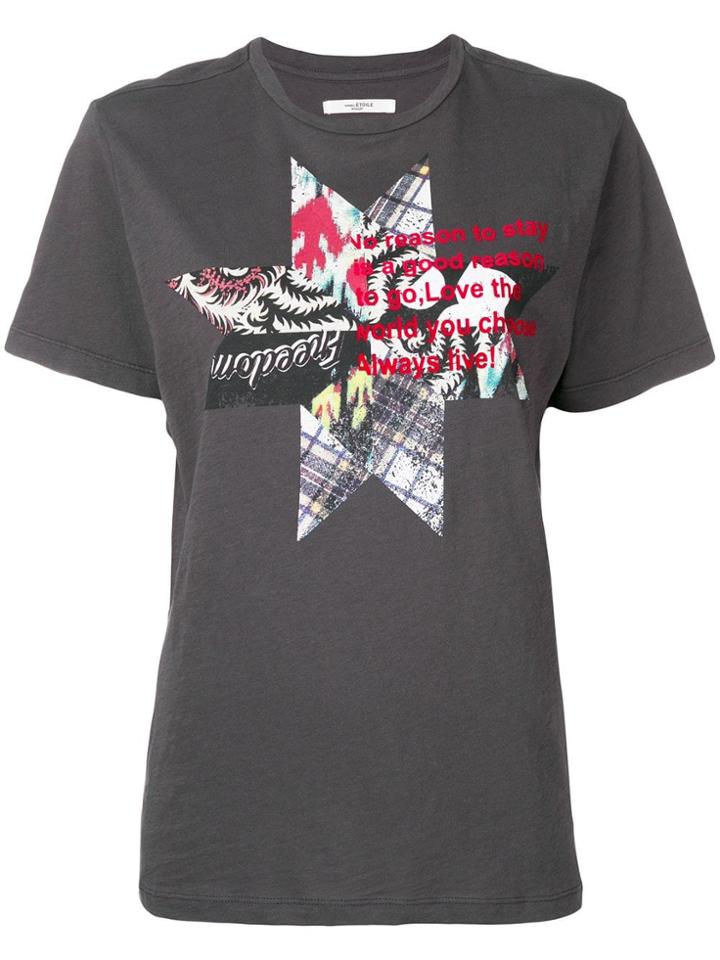 Isabel Marant Étoile Printed T-shirt - Grey