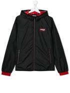 Givenchy Kids Teen Hooded Jacket - Black