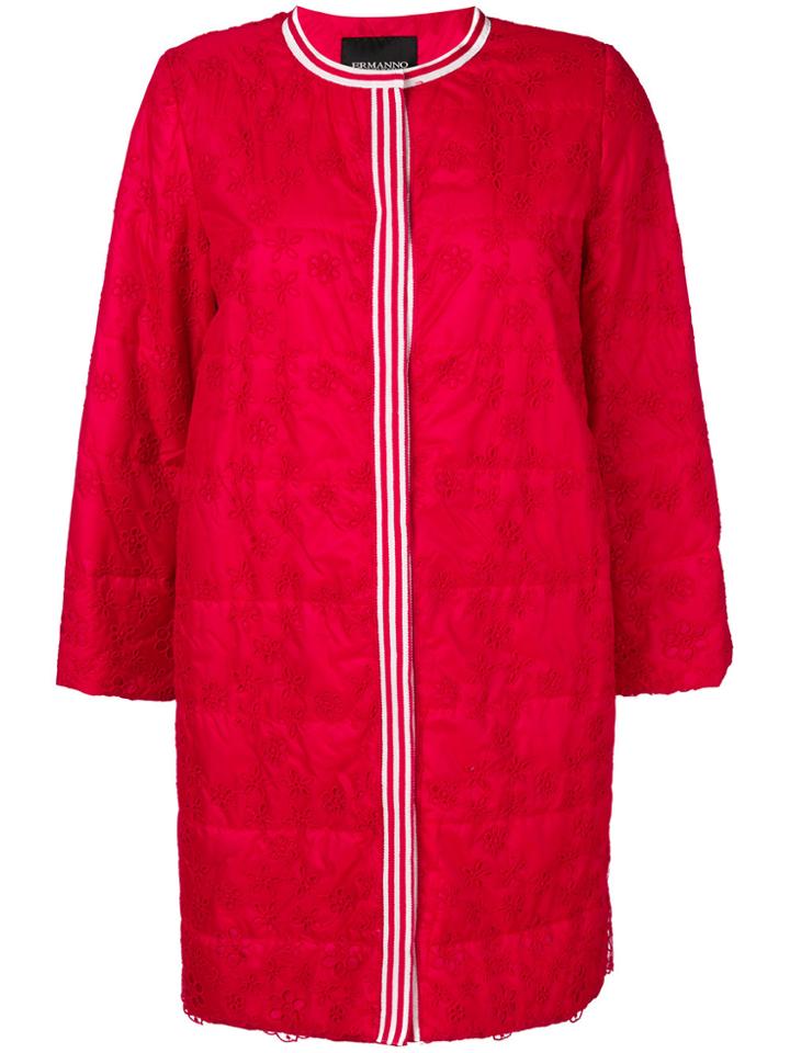 Ermanno Ermanno Embroidered Coat