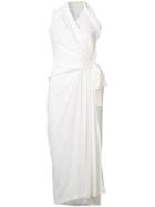 Rick Owens Limo Dress, Women's, Size: 42, White, Acetate/viscose