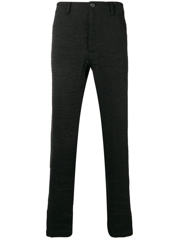 Transit Wrinkled Effect Trousers - Black
