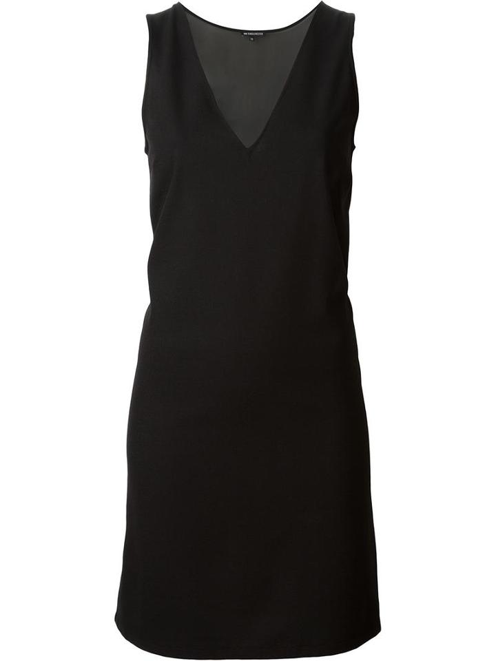 Ann Demeulemeester Short 'blackjack' Dress, Women's, Size: 38, Black, Silk/nylon/spandex/elastane/virgin Wool