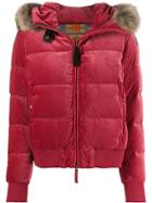 Parajumpers Faux Fur Trimmed Jacket - Pink