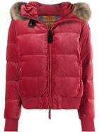 Parajumpers Faux Fur Trimmed Jacket - Pink