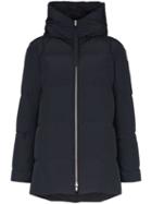 Jil Sander Hooded Puffer Jacket - Blue