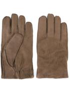 Orciani Exposed Seam Gloves - Nude & Neutrals