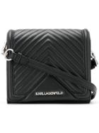 Karl Lagerfeld Klassik Quilted Small Crossbody Bag - Black
