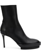 Ann Demeulemeester Stiletto Heel Platform Ankle Boots - Black