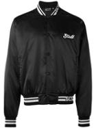 Gcds - 'get High' Print Bomber Jacket - Men - Polyamide/polyester - S, Black, Polyamide/polyester