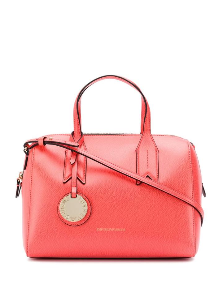 Emporio Armani Logo Charm Tote - Pink