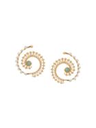 Gas Bijoux Calliope Swirl Earrings - Gold