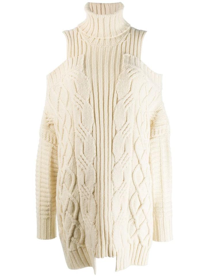 Monse Oversized Knit Sweater - Neutrals