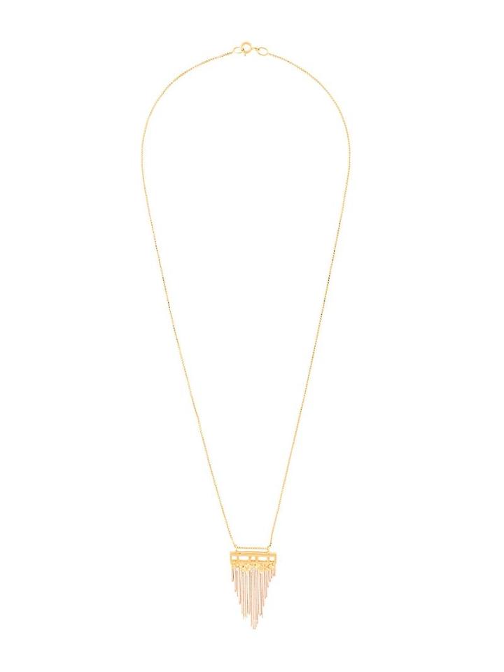 Ros Millar 'brick Moon' Pendant Necklace, Women's, Metallic