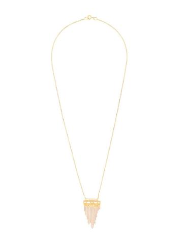 Ros Millar 'brick Moon' Pendant Necklace, Women's, Metallic