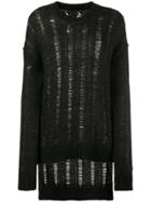 Uma Wang Oversized Distressed Jumper - Brown