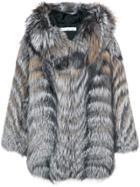 Oscar De La Renta Hooded Coat - Nude & Neutrals