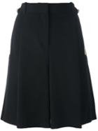 Givenchy 'grain De Poudre' Shorts, Women's, Size: 38, Black, Silk/polyamide/polyester/wool