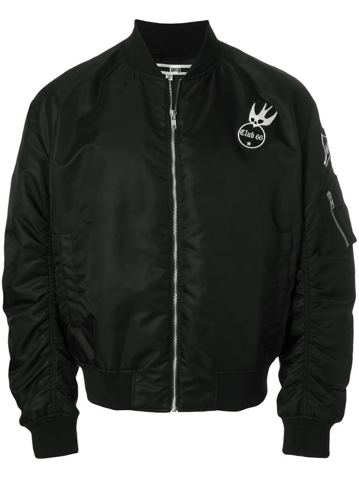 Mcq Alexander Mcqueen Ma1 Bomber Jacket - Black