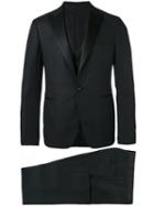 Tagliatore - Slim Cut Tuxedo - Men - Cupro/virgin Wool - 46, Black, Cupro/virgin Wool