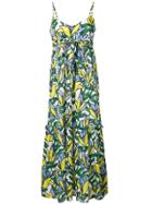 Ki6 Floral Print Maxi Dress - Multicolour