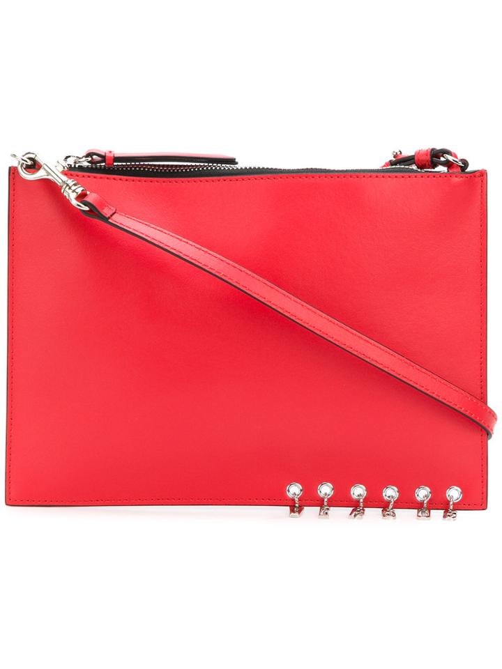 Versus Studded Clutch Bag - Red