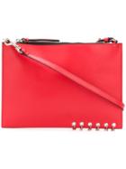 Versus Studded Clutch Bag - Red