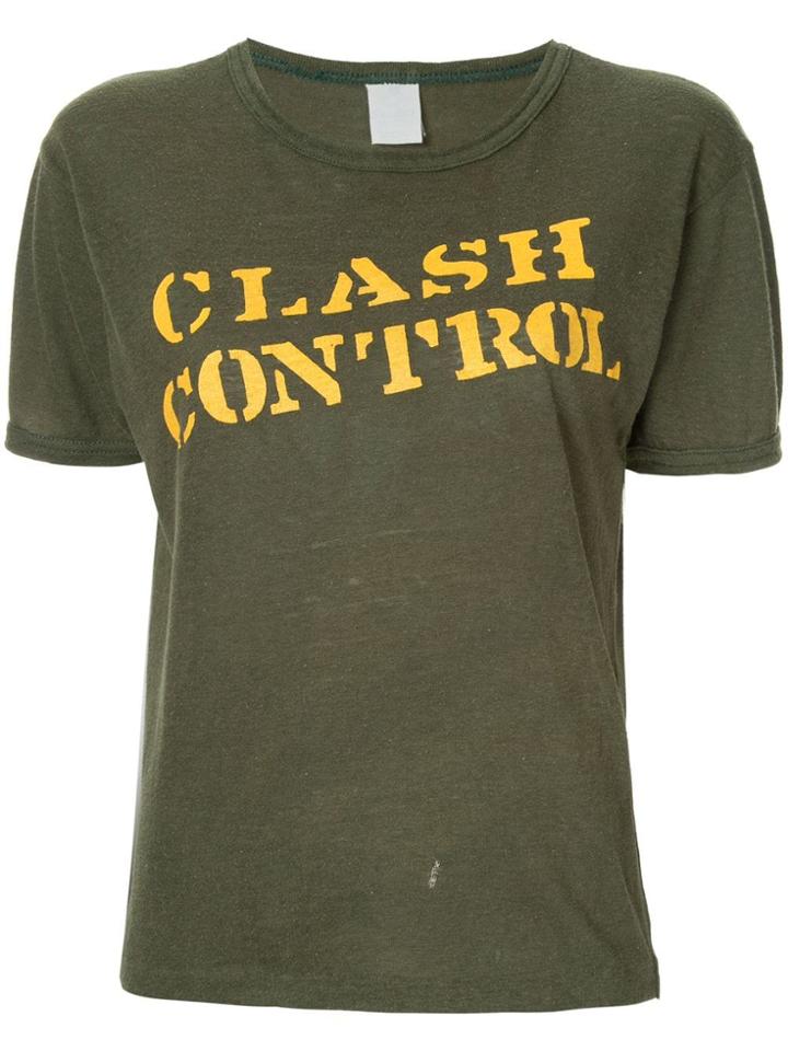 Fake Alpha Vintage The Clash T-shirt - Green