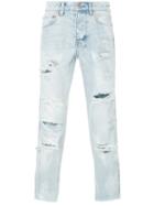Ksubi Distressed Slim-fit Jeans - Blue