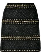 Balmain Chain-embellished Mini Skirt - Black
