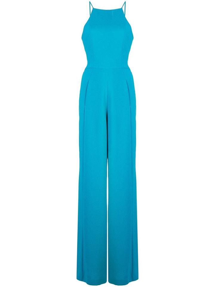 Black Halo Joaquin Wide-leg Jumpsuit - Blue