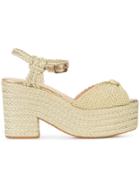 Castañer Xilema Wedge Espadrilles - Metallic