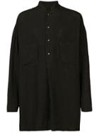 Forme D'expression Embroidered Pullover Shirt - Black