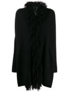 Snobby Sheep Fringe-trimmed Cardigan - Black