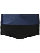 Blue Man Panelled Swimming Trunks, Men's, Size: Gg, Polyimide/spandex/elastane