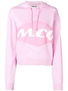 Mcq Alexander Mcqueen Logo Print Hoodie - Pink