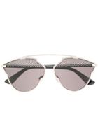 Dior Eyewear Micro Studded Tinted Sunglasses - Metallic
