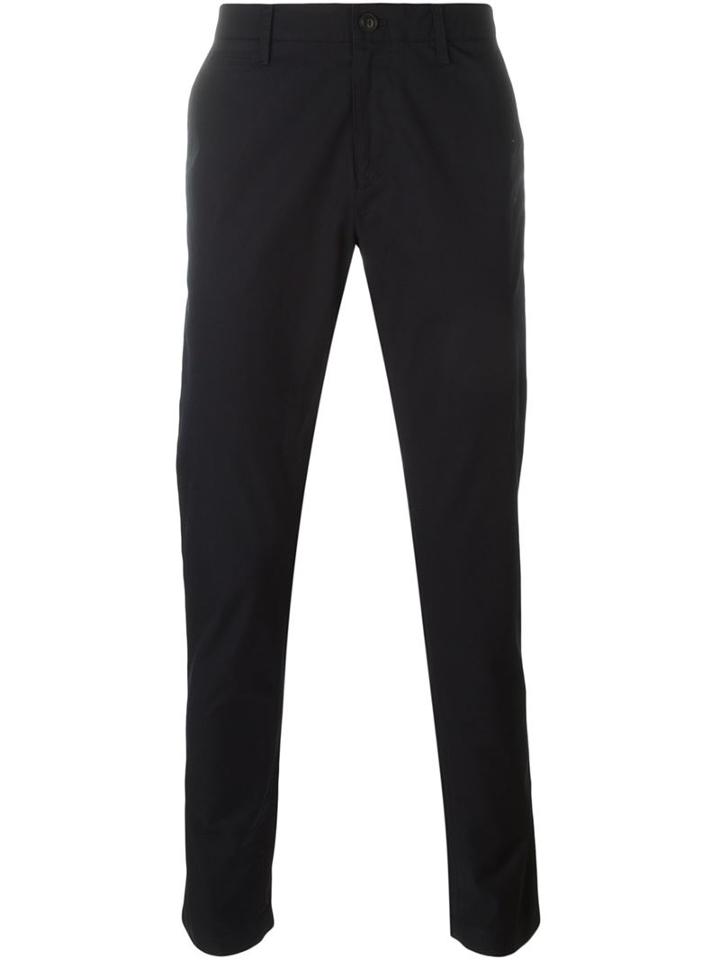 Burberry Brit Chino Trousers, Men's, Size: 36, Blue, Cotton