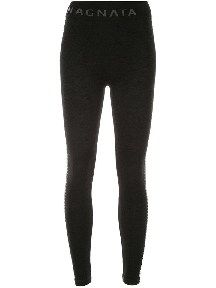 Nagnata Laya Knitted Leggings - Black