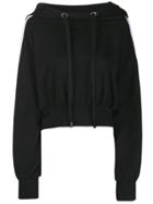 No Ka' Oi Oversized Cropped Hoodie - Black