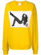 Calvin Klein Jeans Est. 1978 Logo Print Sweatshirt - Yellow & Orange