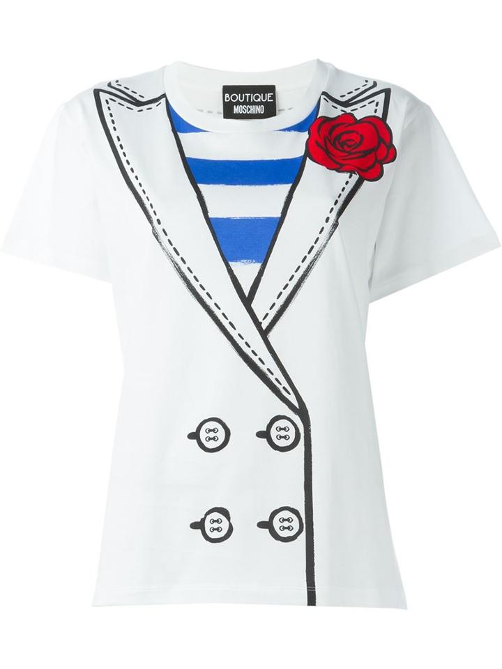 Boutique Moschino Jacket Print T-shirt