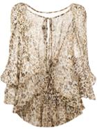 Iro Leopard Print Blouse - Neutrals