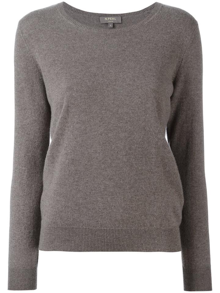 N.peal Plain Jumper, Women's, Size: Xs, Brown, Cashmere