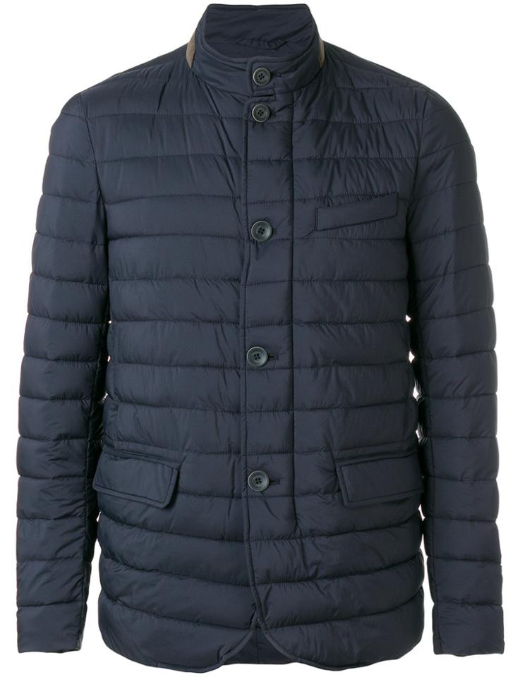 Herno Quilted Padded Jacket - Blue